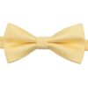 Daffodil Yellow Plain Twill Pre-Tied Bow Tie