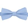 Dusty Blue Plain Twill Pre-Tied Bow Tie