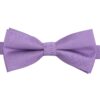 Lilac Plain Twill Pre-Tied Bow Tie