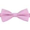 Mauve Plain Twill Pre-Tied Bow Tie
