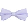 Pastel Lilac Plain Twill Pre-Tied Bow Tie