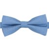 Stormy Weather Plain Twill Pre-Tied Bow Tie