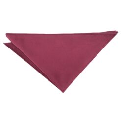 Burgundy Velvet Pocket Square