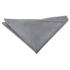 Grey Velvet Pocket Square Grey Velvet Pocket Square