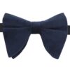 Navy Velvet Butterfly Pre-Tied Bow Tie