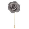 Grey Velvet Lapel Pin