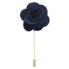Navy Velvet Lapel Pin